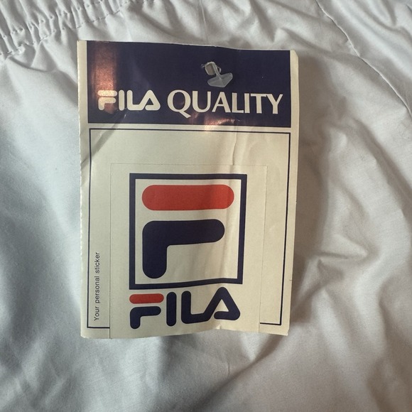 FILA Vintage Made in Italy White Track Pants Men's 30D NWT 80s 90s Retro - Picture 4 of 16